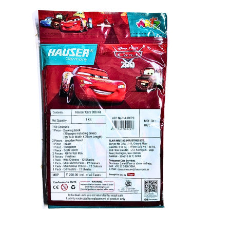 Hauser Artz Disney Cars 200 Kit