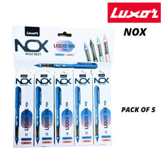 Luxor 3424 NOX What Next Liquid Ink Roller Pen 0.6mm - Blue
