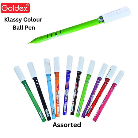 Goldex Klassy 10 Colour Ball Pen - Assorted