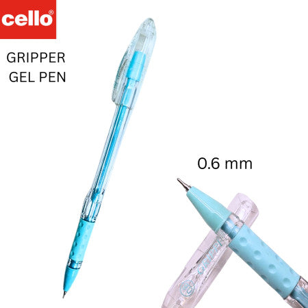 Cello Gripper Gel Pen - Blue