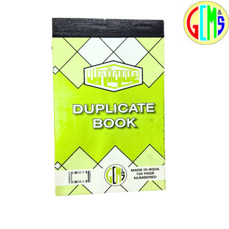 Unique Duplicate Notebook 100+100 Pages - No.12