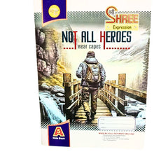 Shree A5 Four Line With Gap Notebook - 96 pages