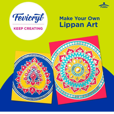 Pidilite Fevicryl Art Of India Lippan Art Kit