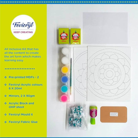 Pidilite Fevicryl Art Of India Lippan Art Kit