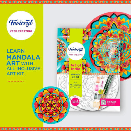 Pidilite Fevicryl Art Of India Mandala Art Kit