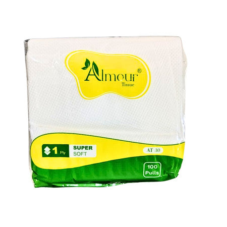 Almour Tissue Paper 100 pulls 29 x30cm - 1 Ply
