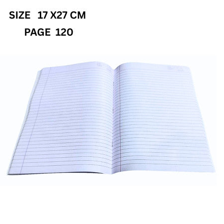 Shri Krishna College Notebook - Single Line, 120 Pages, 27x17cm