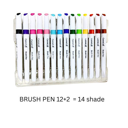Camlin Brush Pen - 14 Shades