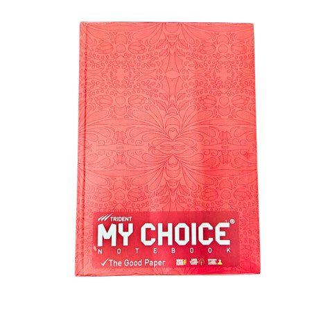 My Choice A4 Hard Bound Register - Single Line, 400 Pages, 29.7x21cm