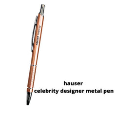 Hauser Celebrity Designer Metal Ball Pen - Blue