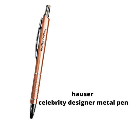 Hauser Celebrity Designer Metal Ball Pen - Blue