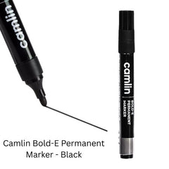Camlin Bold-E Permanent Marker - Black