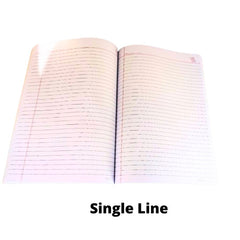 Saathi A4 Notebook - single line 368 Pages, MRP 170(02331222)