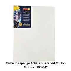 Camel Deepedge Artists Stretched Cotton Canvas - 18''x24''