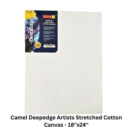 Camel Deepedge Artists Stretched Cotton Canvas - 18''x24''
