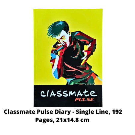 Classmate Pulse Diary - Single Line, 192 Pages, 21x14.8 cm (2100156)