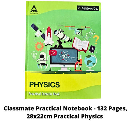 Classmate Practical Notebook - 132 Pages, 28x22cm