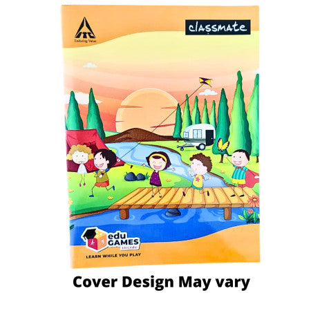 Classmate Notebook - Square 1cm, 140 Pages, 24x18 cm (2000971) MRP - Rs.40