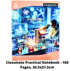 Classmate Practical Notebook - 100 Pages, 26.5x21.5cm