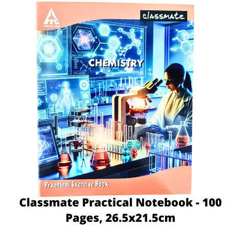 Classmate Practical Notebook - 100 Pages, 26.5x21.5cm
