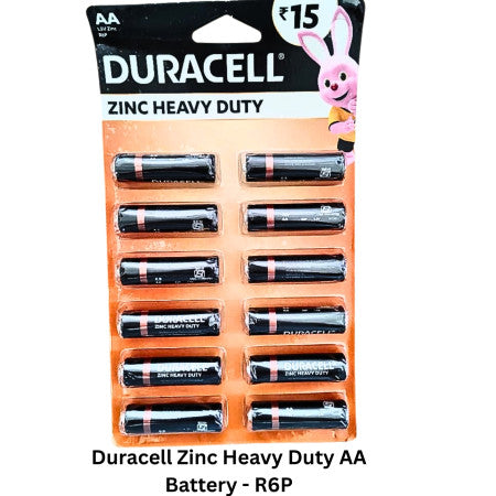 Duracell Zinc Heavy Duty AA Battery - R6P