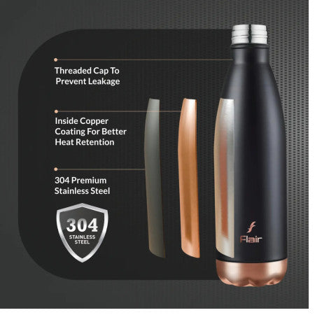 Flair Spark Vacuum Insulated Stainless Steel Water Bottle - 750ml