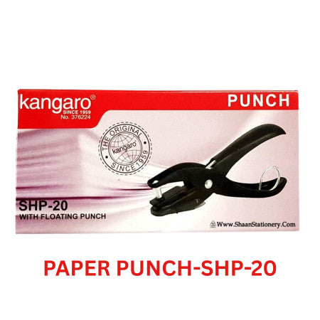 Kangaro Single Hole Paper Punch - SHP20