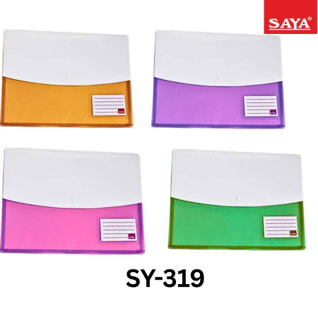 Saya Double Pocket Expandable Clear Bag(0.2MM) - SY-319