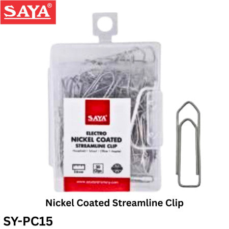Saya Nickel Coated Streamline U Paper Clip-SY-PC15