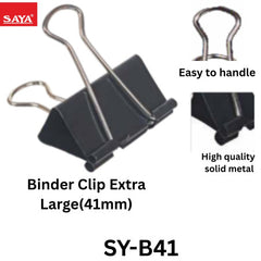 Saya Binder Clip Extra Large(41mm)-SY-B41