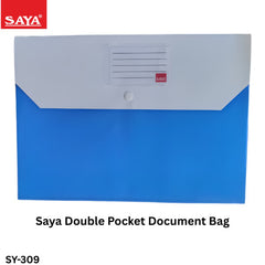 Saya Double Pocket Document Bag (0.18MM) - SY-309