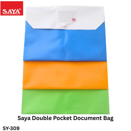 Saya Double Pocket Document Bag (0.18MM) - SY-309