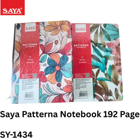 Saya Patterna Notebook 192 Page - SY-1434