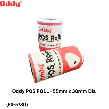 Oddy POS ROLL - 55mm x 30mm Dia (FX-5730)