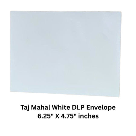 Taj Mahal White DLP Envelope 6.25