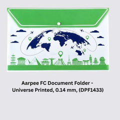 Aarpee FC Document Folder - Universe Printed, 0.14 mm, (DPF1433)