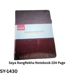 Saya RangRekha Notebook 224 Page - SY-1430