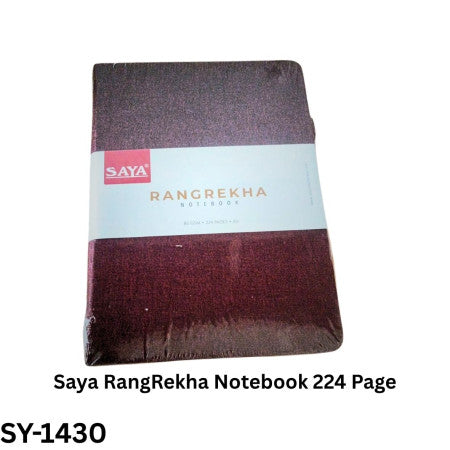 Saya RangRekha Notebook 224 Page - SY-1430