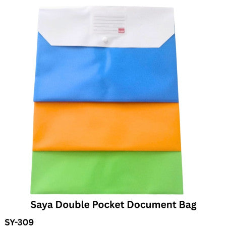Saya Double Pocket Document Bag (0.18MM) - SY-309