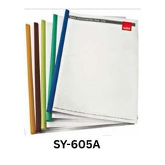 Saya A4 Clear Slide Bar Strip File Eco (10 pc Pack)(0.12MM)- SY-605A