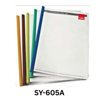 Saya A4 Clear Slide Bar Strip File Eco (10 pc Pack)(0.12MM)- SY-605A