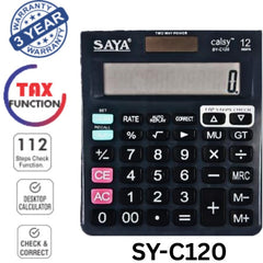Saya Check & Correct Classic Desktop Calculator - SY-C120