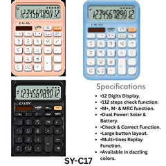 Saya Maxkeys Calculator - SY-C17