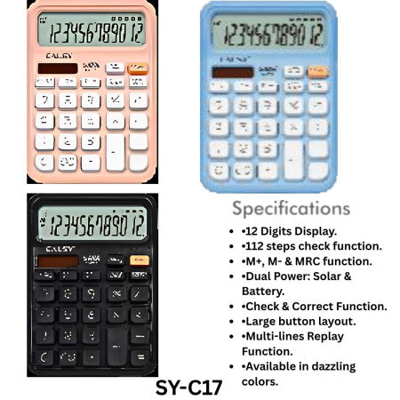 Saya Maxkeys Calculator - SY-C17