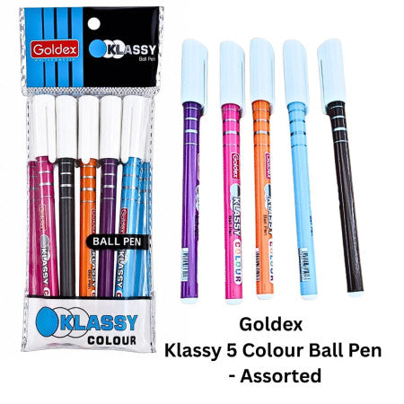 Goldex Klassy 5 Colour Ball Pen - Assorted