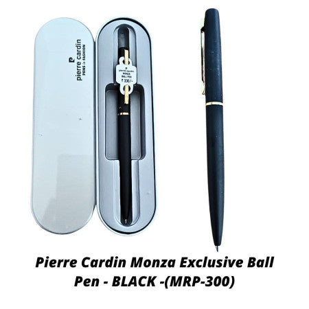 Pierre Cardin Monza Exclusive Ball Pen - BLACK -(MRP-300)