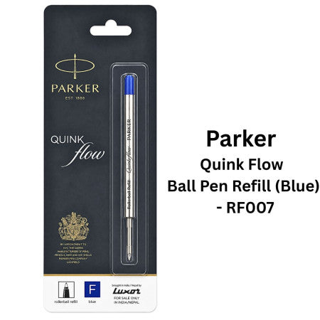 Parker Quink Flow Ball Pen Refill (Blue) - RF007