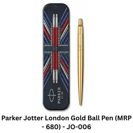 Parker Jotter London Gold Ball Pen (MRP - 680) - JO-006