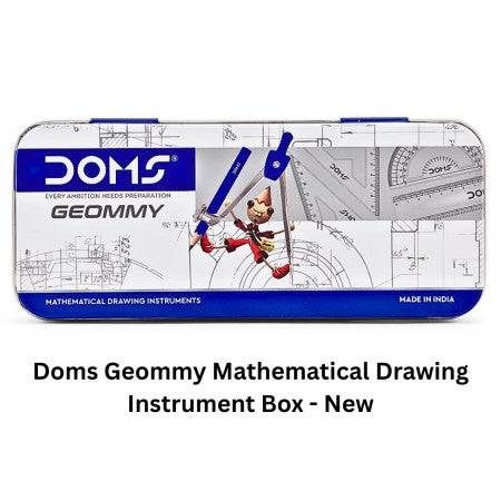 Doms Geommy Mathematical Drawing Instrument Box - New
