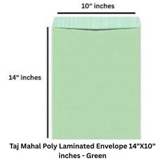 Taj Mahal Poly Laminated Envelope 14